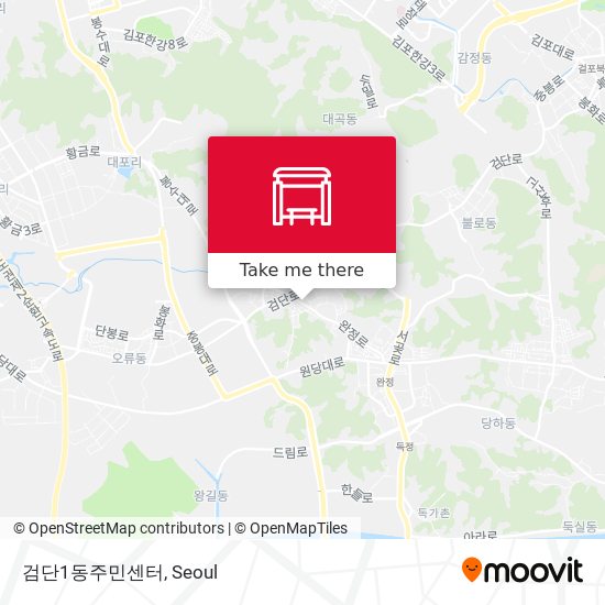검단1동주민센터 map