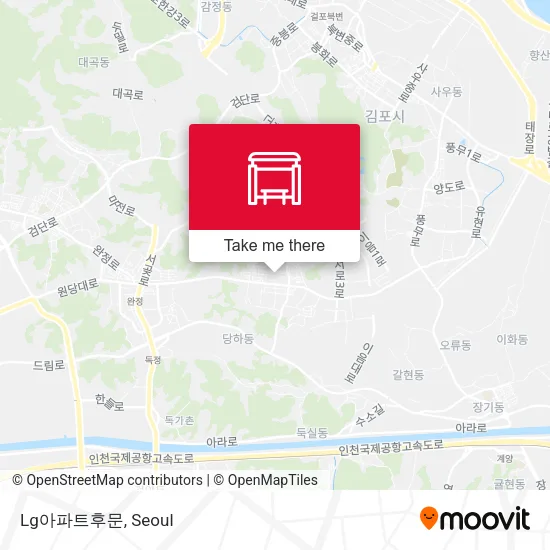 Lg아파트후문 map