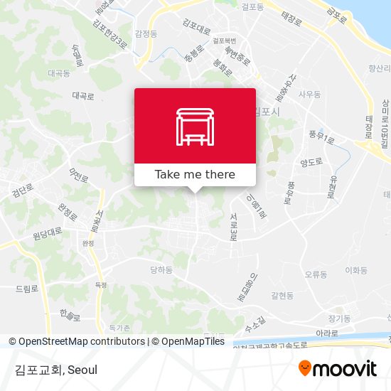 김포교회 map