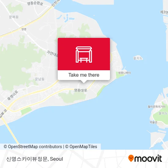 신명스카이뷰정문 map