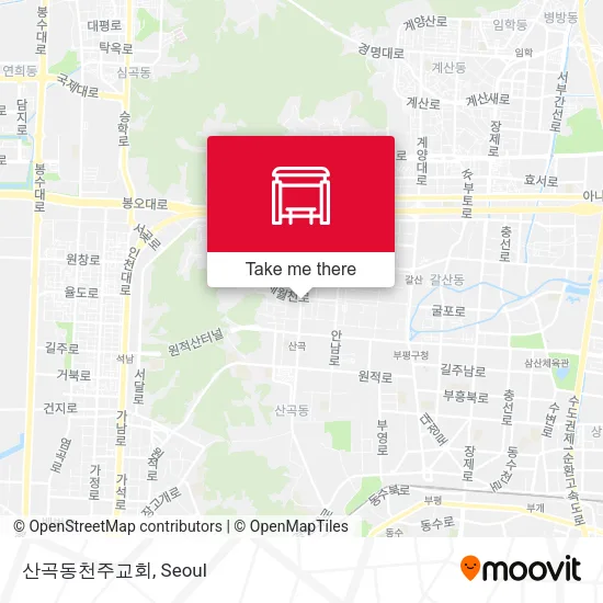 산곡동천주교회 map