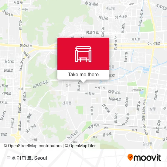 금호아파트 map