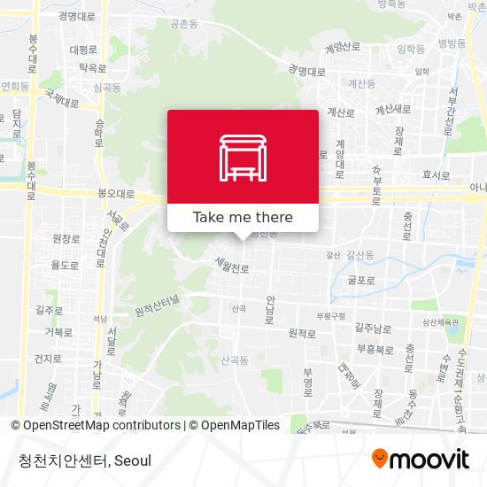 청천치안센터 map