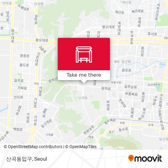 산곡동입구 map