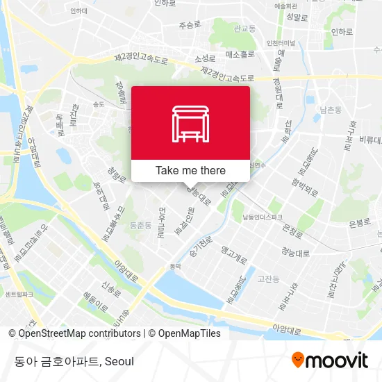 동아 금호아파트 map