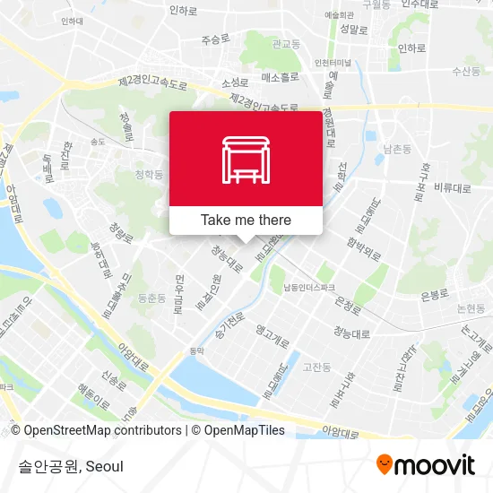 솔안공원 map