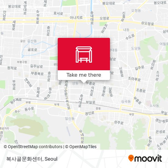 복사골문화센터 map
