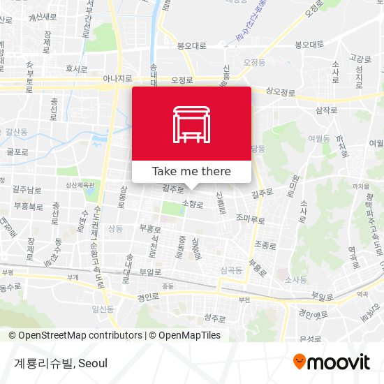 계룡리슈빌 map