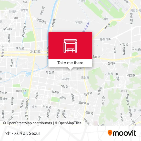약대사거리 map