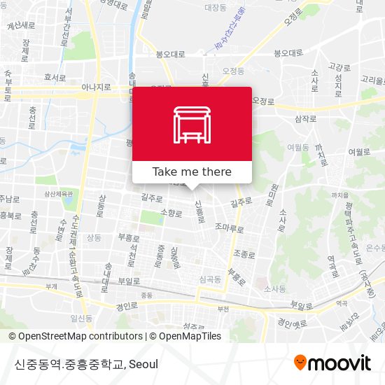 신중동역.중흥중학교 map