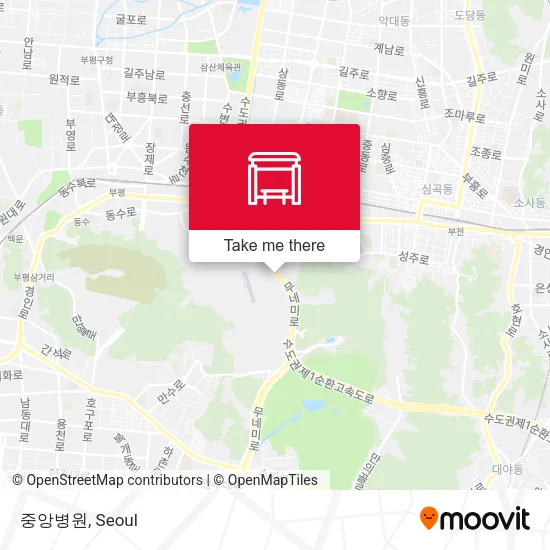 중앙병원 map