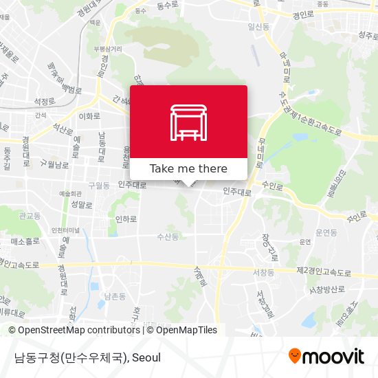 남동구청(만수우체국) map