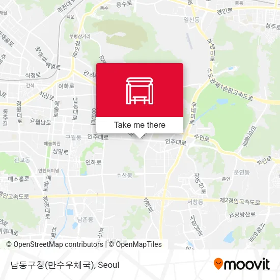 남동구청(만수우체국) map