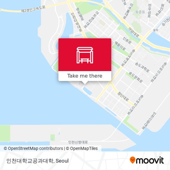 인천대학교공과대학 map