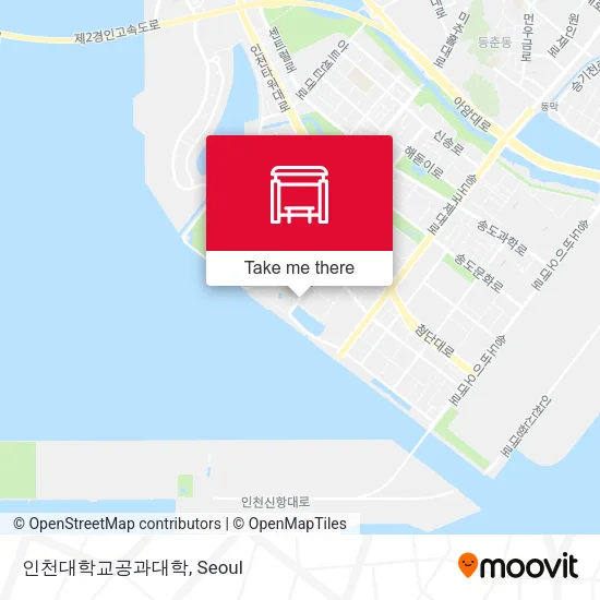 인천대학교공과대학 map