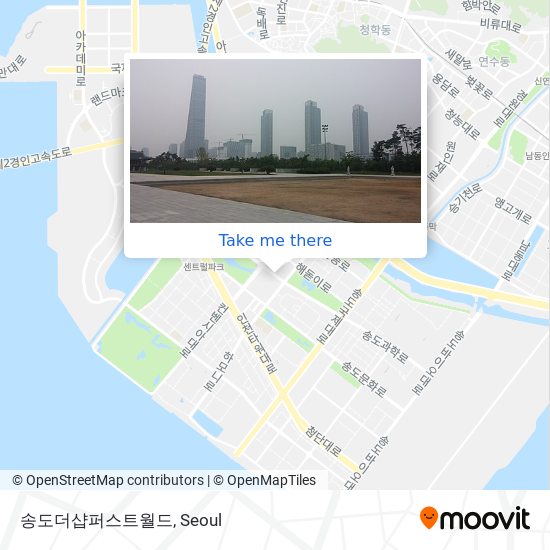 송도더샵퍼스트월드 map