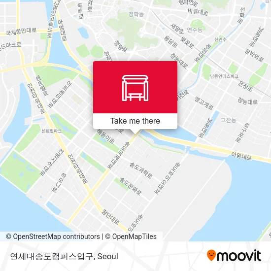 연세대송도캠퍼스입구 map