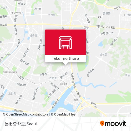 논현중학교 map