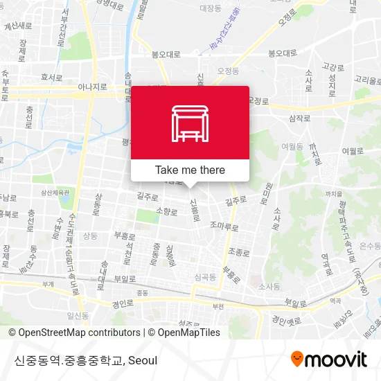 신중동역.중흥중학교 map