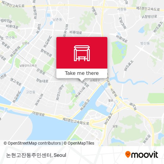 논현고잔동주민센터 map