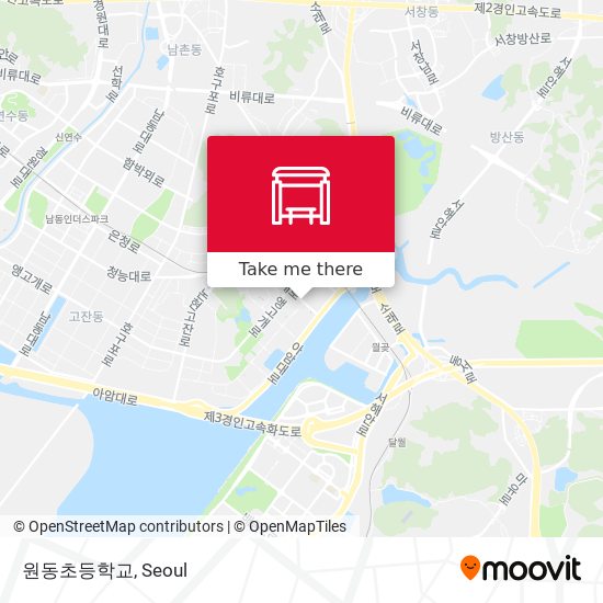 원동초등학교 map