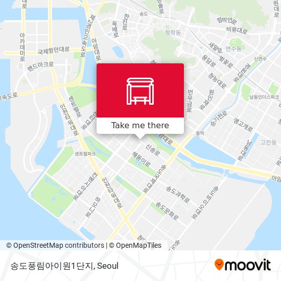 송도풍림아이원1단지 map