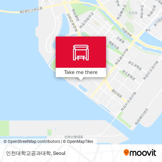 인천대학교공과대학 map