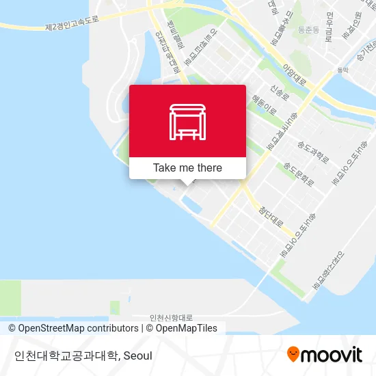 인천대학교공과대학 map