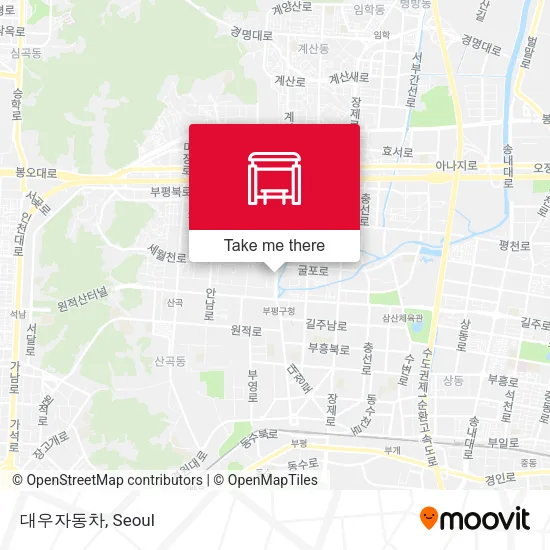 대우자동차 map