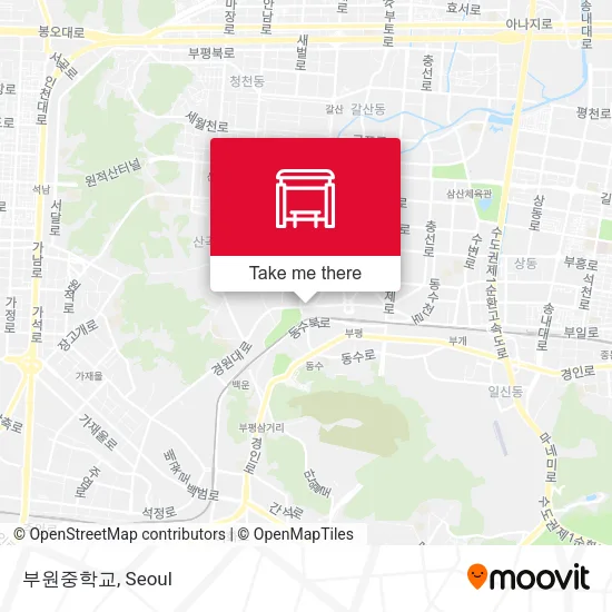 부원중학교 map