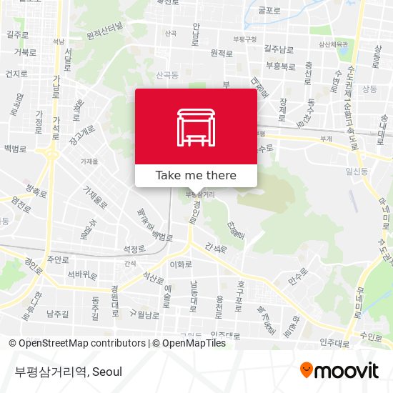 부평삼거리역 map