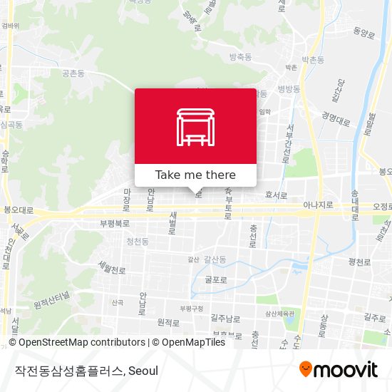 작전동삼성홈플러스 map