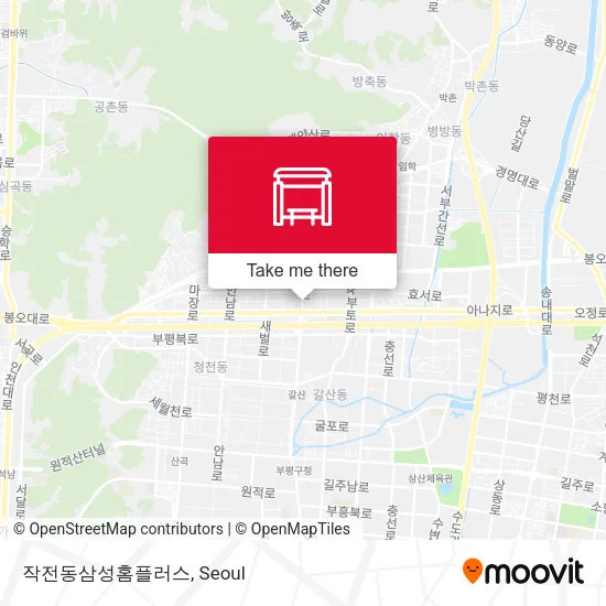 작전동삼성홈플러스 map