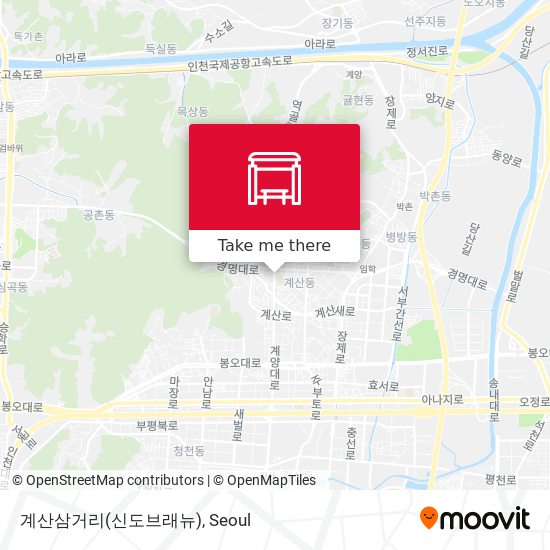 계산삼거리(신도브래뉴) map