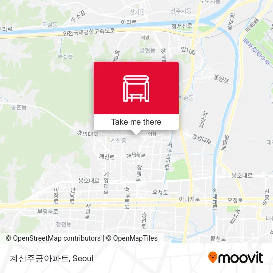 계산주공아파트 map