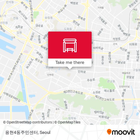 용현4동주민센터 map