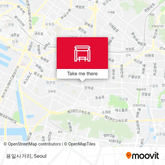 용일사거리 map