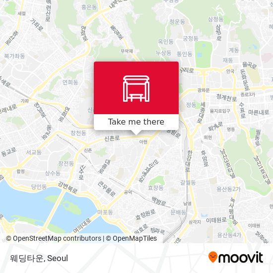 웨딩타운 map