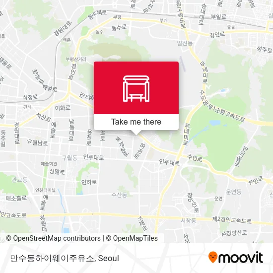 만수동하이웨이주유소 map
