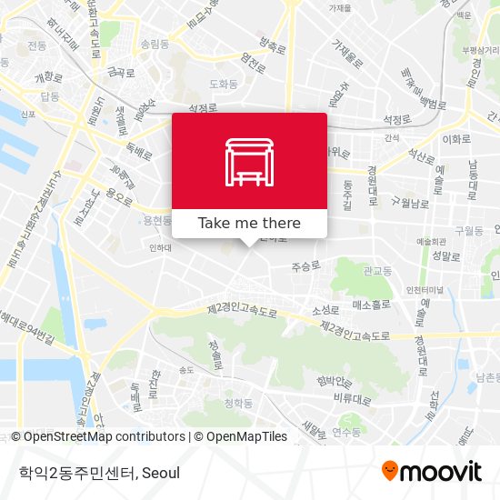 학익2동주민센터 map