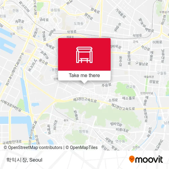 학익시장 map