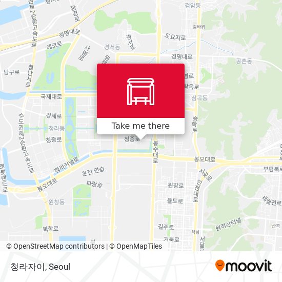 청라자이 map
