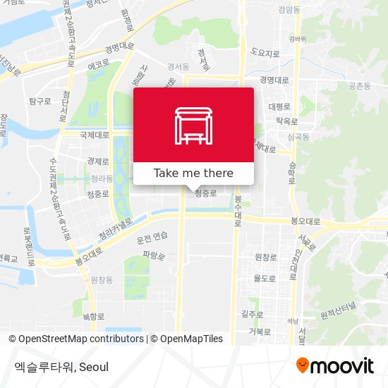 엑슬루타워 map