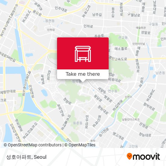 성호아파트 map