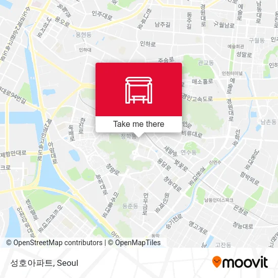 성호아파트 map