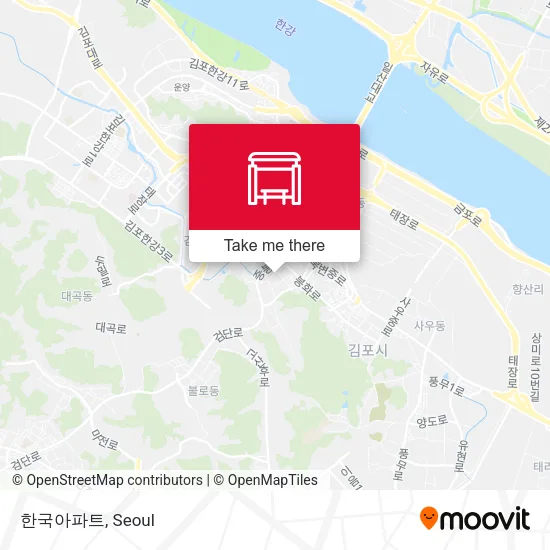 한국아파트 map