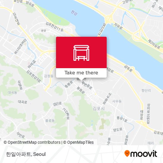 한일아파트 map