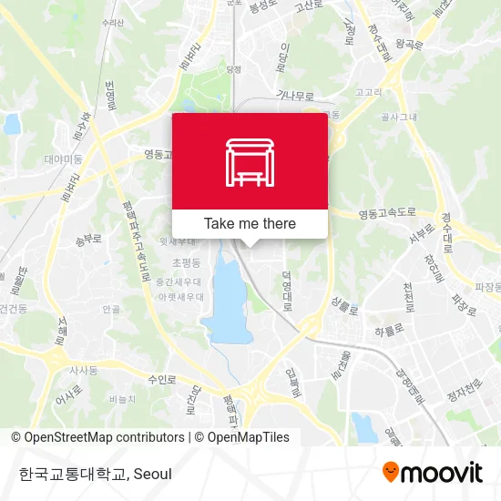 한국교통대학교 map