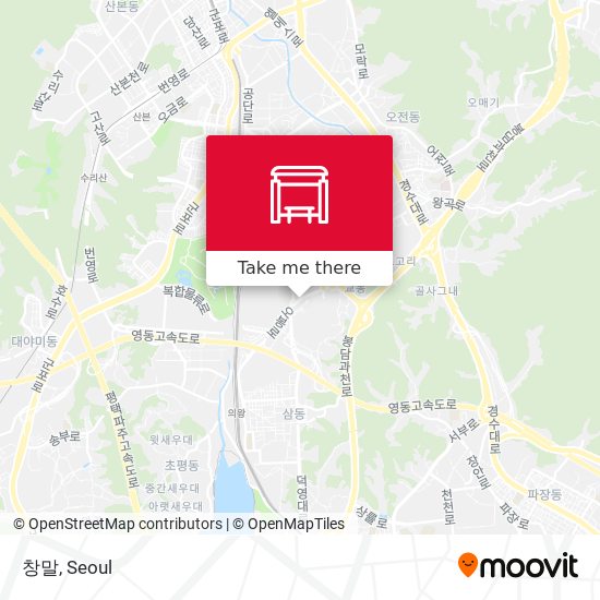 창말 map