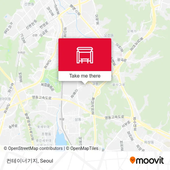 컨테이너기지 map